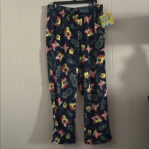 SpongeBob SquarePants Navy and Pink Lounge Pants